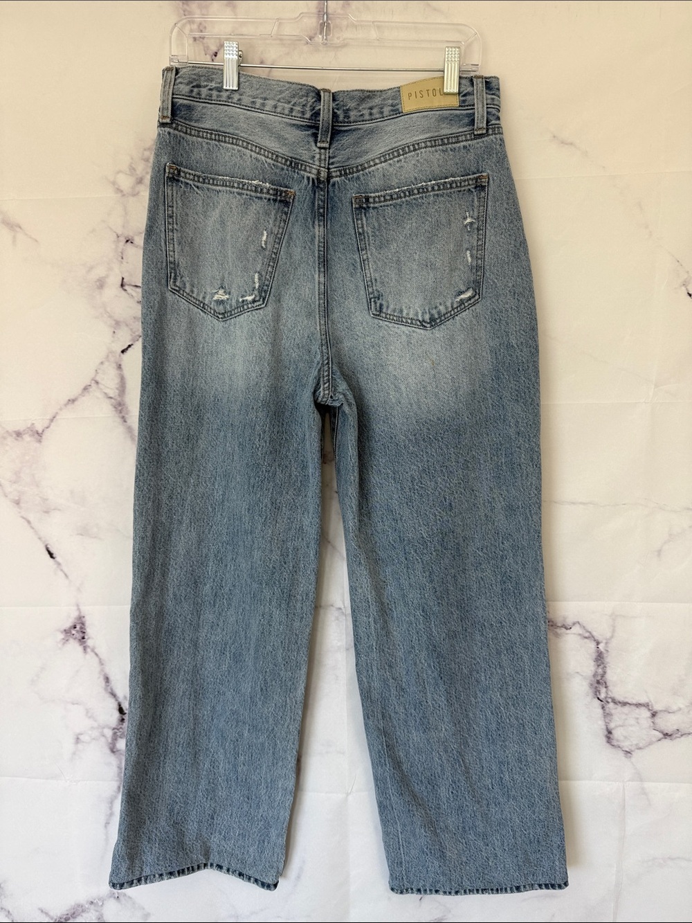 PISTOLA Relaxed Straight Leg Distressed Grayson Jeans Size 29 - Picture 9 of 16